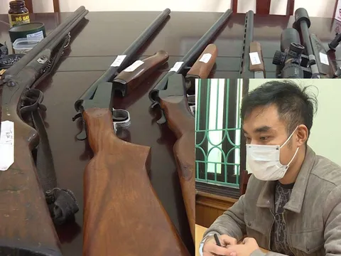 Phú Thọ: Nam thanh niên lập kênh Youtube mua bán gần 200 khẩu súng