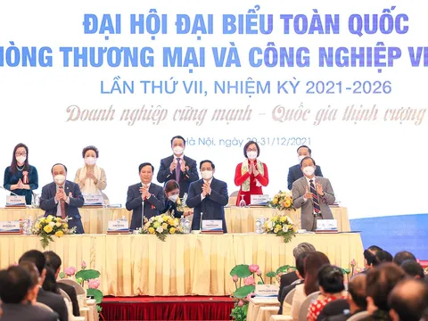 Thủ tướng Phạm Minh Chính dự Đại hội toàn quốc Phòng Thương mại và Công nghiệp Việt Nam