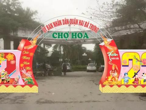 Quận Hai Bà Trưng tổ chức chợ hoa xuân Nhâm Dần năm 2022