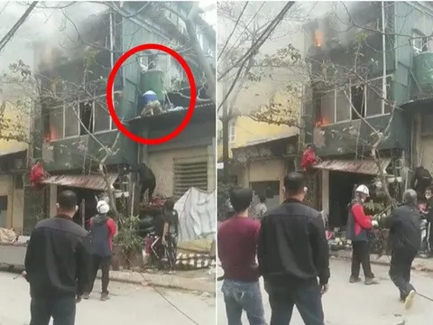 Đề xuất khen thưởng 'người hùng' giải cứu bé gái mắc kẹt trong đám cháy ở Hà Nội