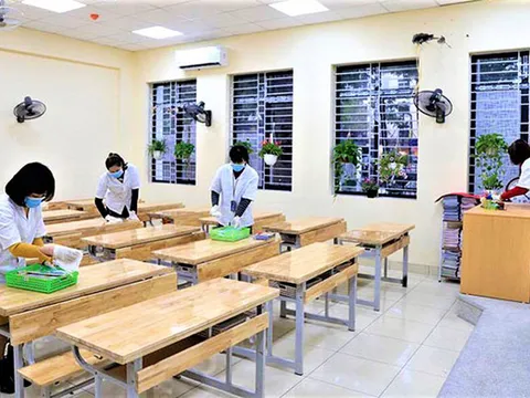 Hà Nội: Sẵn sàng đón học sinh từ lớp 7 đến lớp 12 trở lại trường học an toàn