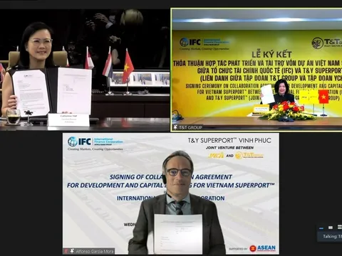 IFC hỗ trợ phát triển 'siêu cảng' ICD Vĩnh Phúc của T&T Group và YCH