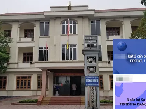 Nghệ An: Ba cán bộ bị tạm giữ để điều tra nghi liên quan 'chạy' dự án