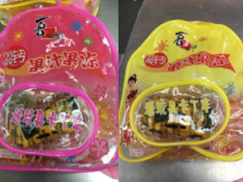 Thu hồi kẹo thạch sữa trái cây vì nguy cơ gây nghẹt thở