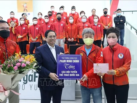 Thủ tướng: Chăm lo để VĐV, HLV có tinh thần và thể chất tốt nhất tham gia SEA Games 31