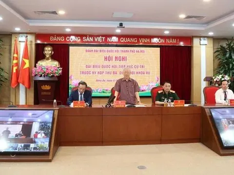 Tổng Bí thư Nguyễn Phú Trọng tiếp xúc cử tri TP. Hà Nội