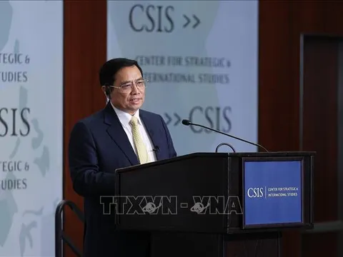 Thủ tướng Phạm Minh Chính thuyết trình tại CSIS Hoa Kỳ