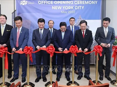 Thủ tướng Phạm Minh Chính dự Lễ khai trương Văn phòng FPT tại New York, Hoa Kỳ