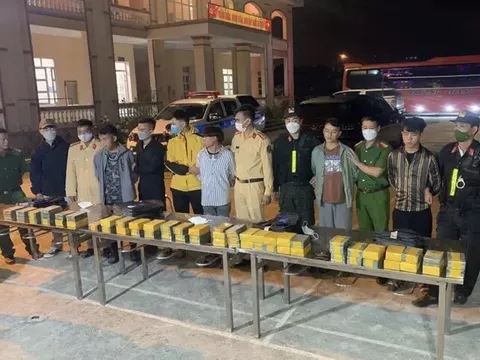 Bắt giữ nhóm đối tượng vận chuyển 115 bánh heroin từ Lào vào Việt Nam