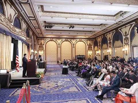 Thủ tướng Phạm Minh Chính gặp mặt kiều bào tại Hoa Kỳ