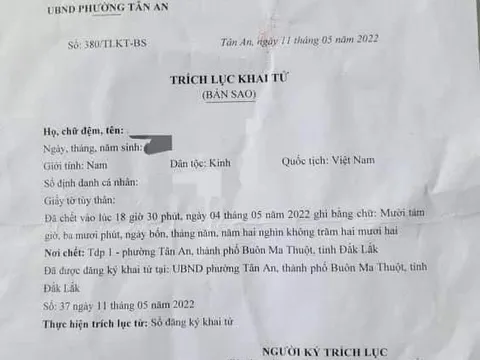 Khai tử cho người còn sống bị xử lý như thế nào?