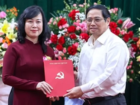 Thủ tướng Phạm Minh Chính trao Quyết định Bí thư Ban Cán sự Đảng, Quyền Bộ trưởng Bộ Y tế