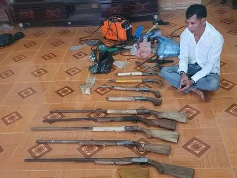 Triệt phá đường dây chế tạo, mua bán vũ khí quân dụng ở Hải Dương