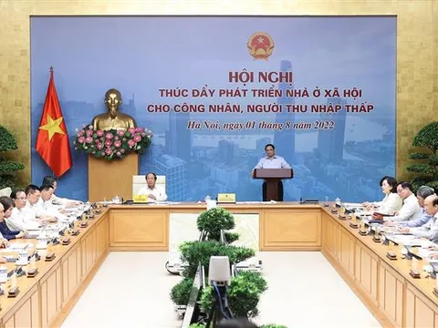 Thủ tướng chủ trì Hội nghị về phát triển nhà ở xã hội cho công nhân, người thu nhập thấp