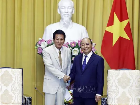 Chủ tịch nước Nguyễn Xuân Phúc tiếp Cựu Đại sứ đặc biệt Việt Nam – Nhật Bản