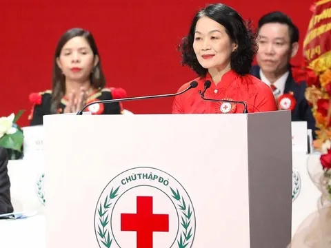 Bà Bùi Thị Hòa được bầu giữ chức Chủ tịch Hội Chữ thập đỏ Việt Nam lần thứ XI, nhiệm kỳ 2022-2027