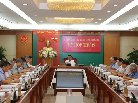 Thông cáo báo chí Kỳ họp thứ 19 của Ủy ban Kiểm tra Trung ương