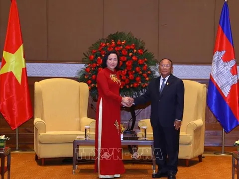 Việt Nam - Campuchia thúc đẩy tình đoàn kết, tương trợ, ủng hộ lẫn nhau