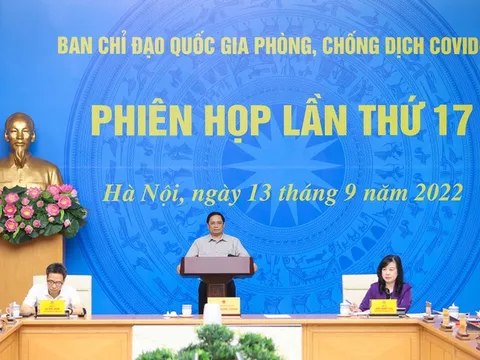 Thủ tướng Phạm Minh Chính chủ trì phiên họp Ban Chỉ đạo phòng, chống dịch COVID-19