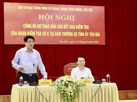 Tăng cường chỉ đạo đối với công tác đấu tranh phòng, chống tham nhũng, tiêu cực