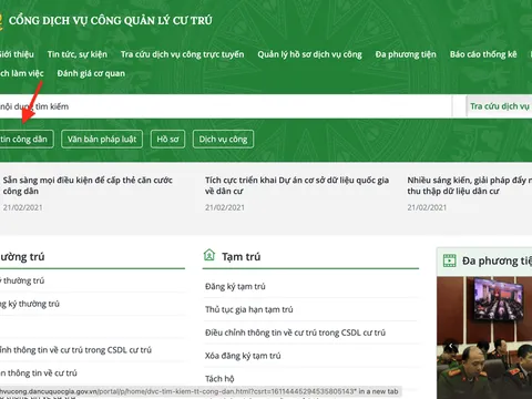 Tư vấn pháp luật: Sai thông tin trong Cơ sở dữ liệu về dân cư, phải làm sao?