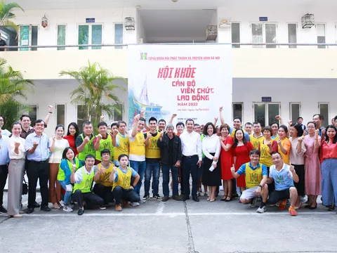 Hội khỏe cán bộ viên chức lao động kỷ niệm 68 năm thành lập Đài PTTH Hà Nội