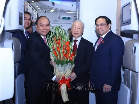 Tổng Bí thư Nguyễn Phú Trọng kết thúc tốt đẹp chuyến thăm chính thức nước Cộng hòa Nhân dân Trung Hoa