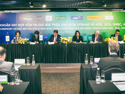 VPBank huy động thành công khoản vay 500 triệu USD từ 5 định chế tài chính quốc tế
