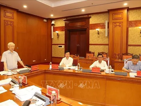 Tổng Bí thư chủ trì họp Thường trực BCĐ Trung ương về phòng, chống tham nhũng, tiêu cực