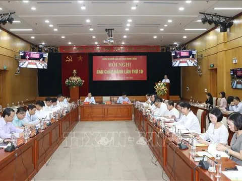Hội nghị Ban Chấp hành Đảng bộ Khối các cơ quan Trung ương lần thứ 10