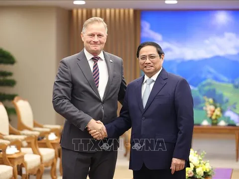 Thủ tướng Phạm Minh Chính tiếp Đại sứ Đan Mạch