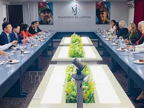 Việt Nam, Cuba tăng cường hợp tác tư pháp
