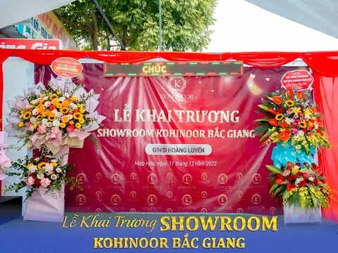 Khai trương Showroom Kohinoor đẳng cấp 5 sao đầu tiên tại Bắc Giang