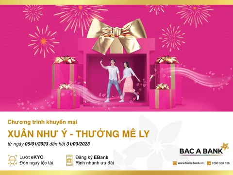 Đón xuân như ý - nhận thưởng mê ly cùng BAC A BANK