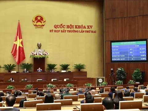 Thông cáo báo chí số 1, Kỳ họp bất thường lần thứ 2, Quốc hội khóa XV