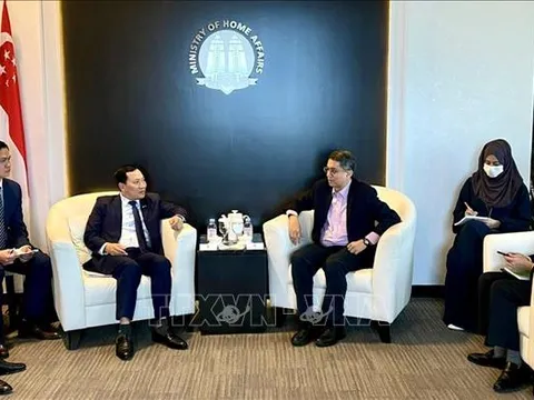 Việt Nam và Singapore tăng cường hợp tác an ninh trên nhiều lĩnh vực