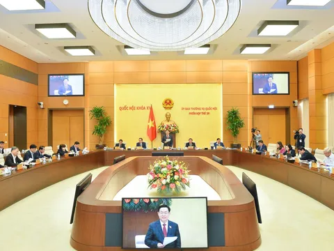 Khai mạc Phiên họp thứ 20 của Ủy ban Thường vụ Quốc hội