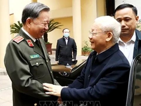 Thư chúc mừng của Tổng Bí thư Nguyễn Phú Trọng nhân dịp kỷ niệm 70 năm Ngày thành lập lực lượng Cảnh vệ CAND