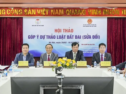Hội thảo góp ý Luật Đất đai (sửa đổi)