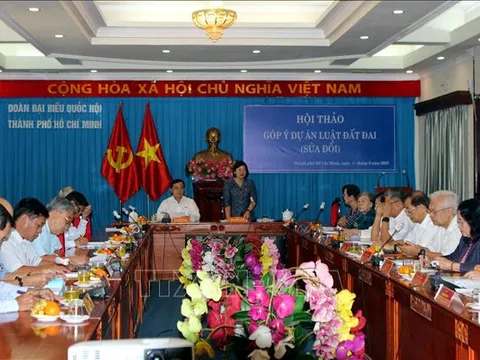 Đoàn đại biểu Quốc hội TP Hồ Chí Minh lấy ý kiến Dự thảo Luật Đất đai (sửa đổi)