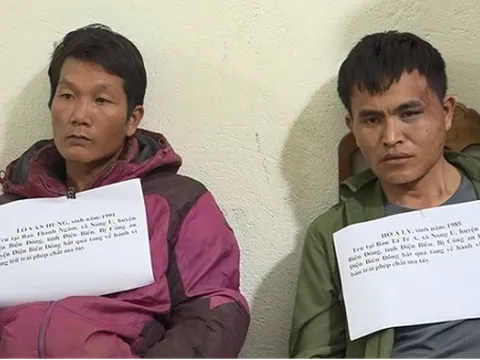 Điện Biên: Bắt giữ 2 đối tượng vận chuyển ma tuý, dùng dao chống trả công an