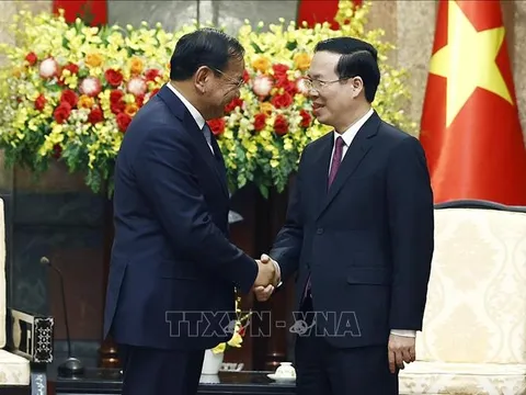 Chủ tịch nước tiếp Phó Thủ tướng, Bộ trưởng Ngoại giao và Hợp tác quốc tế Campuchia