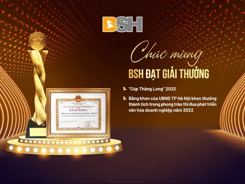 Bảo hiểm BSH nhận Giải thưởng 'Cúp Thăng Long 2022' và bằng khen của UBND thành phố Hà Nội