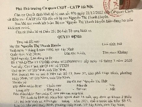 Truy nã đối tượng bán 2 bé gái vào quán karaoke với giá 166 triệu đồng