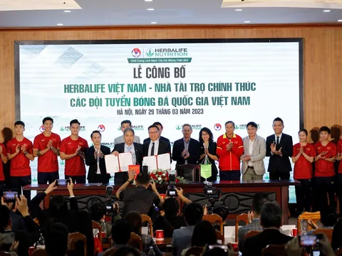 Herbalife Việt Nam và LĐBĐVN hợp tác vì tương lai bóng đá nước nhà