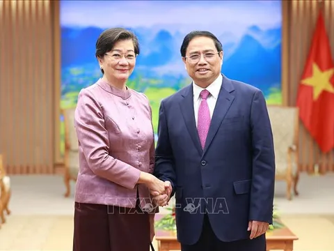 Thủ tướng Phạm Minh Chính tiếp Đại sứ Campuchia tại Việt Nam