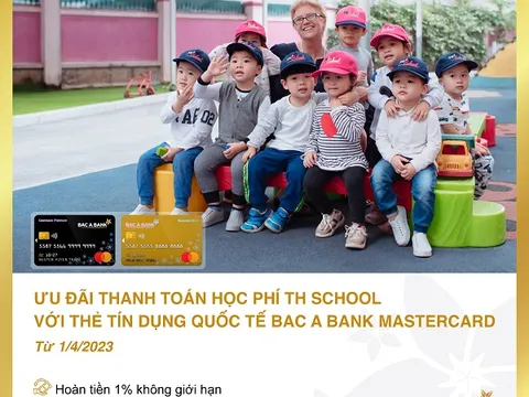 Ưu đãi ngập tràn khi thanh toán học phí bằng thẻ tín dụng quốc tế BAC A BANK MasterCard