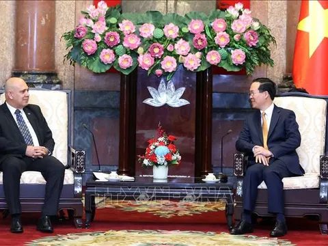 Chủ tịch nước Võ Văn Thưởng tiếp Đoàn đại biểu cấp cao Đảng Cộng sản Cuba