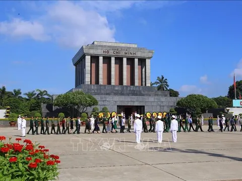 Tổ chức lễ viếng Chủ tịch Hồ Chí Minh vào ngày 19/5/2023