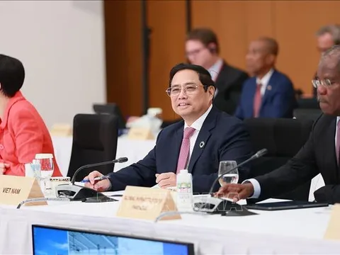 Thủ tướng Phạm Minh Chính nêu thông điệp tại Hội nghị Thượng đỉnh G7 mở rộng